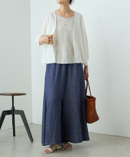 BEARDSLEY / ビアズリー シャツ・ブラウス | 《4/8(水)12:00予約開始》リネンバイヤスタンクトップ | 詳細9