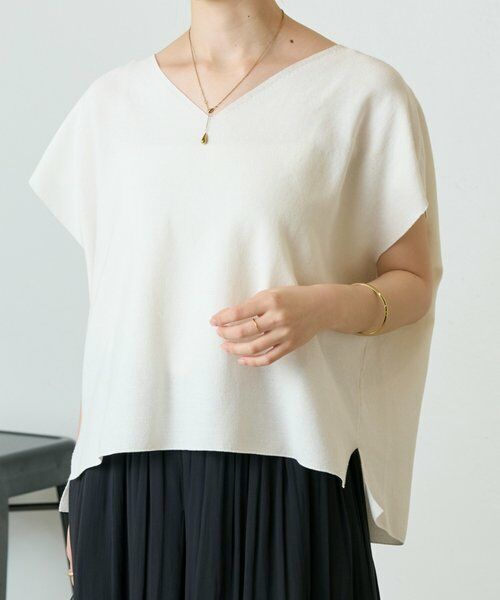 BEARDSLEY / ビアズリー ニット・セーター | インレイノースリーブプルオーバー | 詳細1