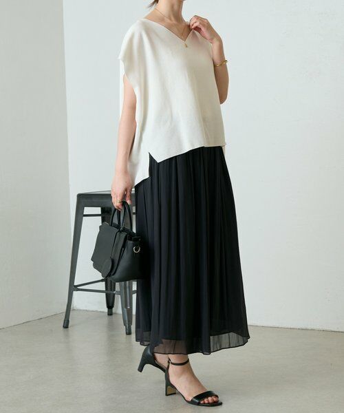 BEARDSLEY / ビアズリー ニット・セーター | インレイノースリーブプルオーバー | 詳細8