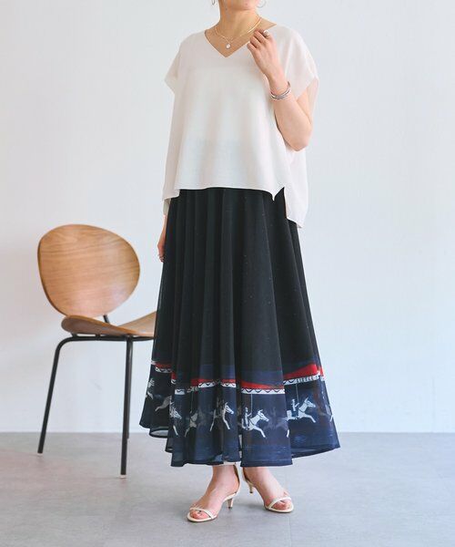 BEARDSLEY / ビアズリー ニット・セーター | インレイノースリーブプルオーバー | 詳細9