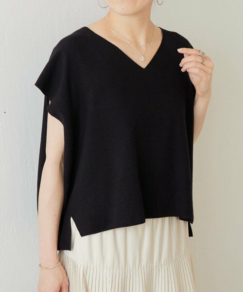 BEARDSLEY / ビアズリー ニット・セーター | インレイノースリーブプルオーバー | 詳細12