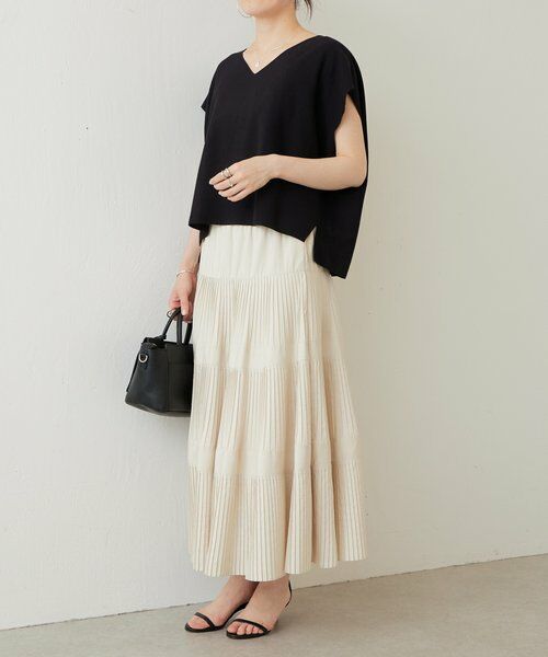 BEARDSLEY / ビアズリー ニット・セーター | インレイノースリーブプルオーバー | 詳細17