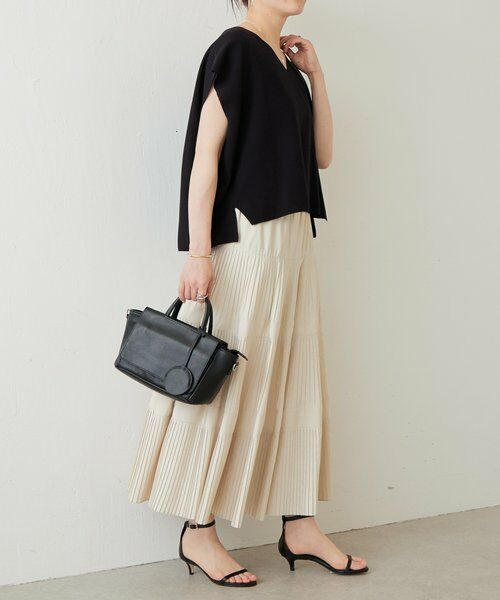 BEARDSLEY / ビアズリー ニット・セーター | インレイノースリーブプルオーバー | 詳細19