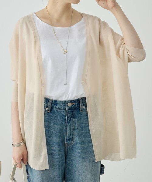 BEARDSLEY / ビアズリー カーディガン・ボレロ | 《4/2(木)18：00予約開始》シアーカーデ | 詳細1