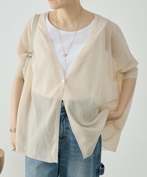 BEARDSLEY / ビアズリー カーディガン・ボレロ | 《4/2(木)18：00予約開始》シアーカーデ | 詳細10