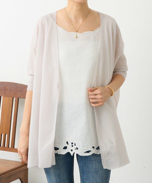 BEARDSLEY / ビアズリー カーディガン・ボレロ | 《4/2(木)18：00予約開始》シアーカーデ | 詳細12