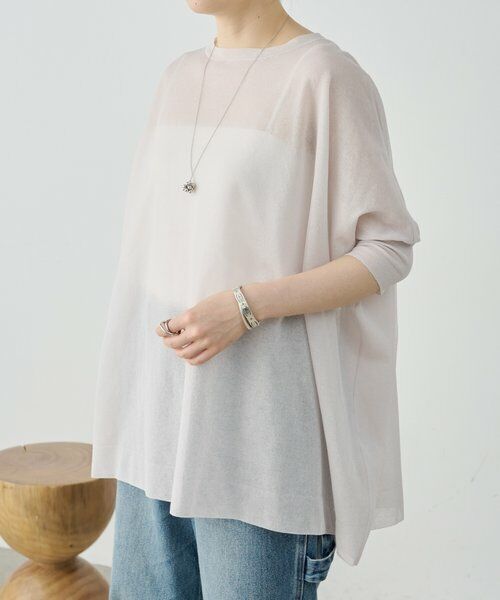 BEARDSLEY / ビアズリー ニット・セーター | 《4/2(木)18：00予約開始》シアープルオーバー | 詳細1