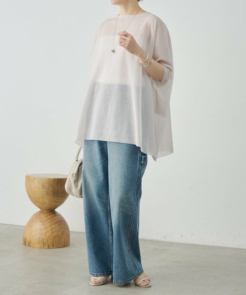 BEARDSLEY / ビアズリー ニット・セーター | 《4/2(木)18：00予約開始》シアープルオーバー | 詳細5