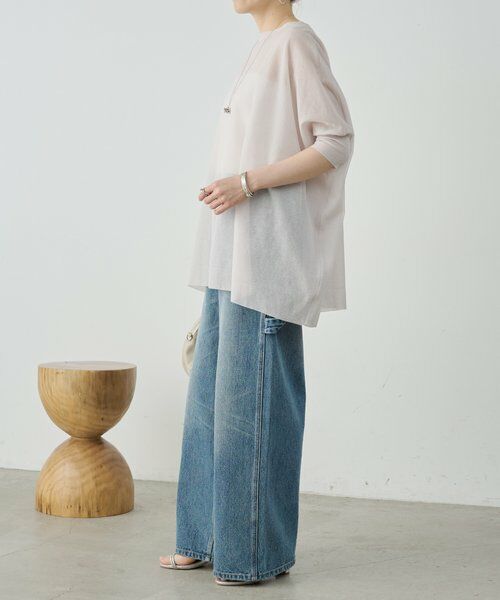 BEARDSLEY / ビアズリー ニット・セーター | 《4/2(木)18：00予約開始》シアープルオーバー | 詳細6