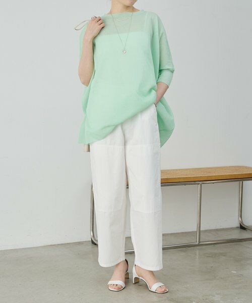 BEARDSLEY / ビアズリー ニット・セーター | 《4/2(木)18：00予約開始》シアープルオーバー | 詳細17