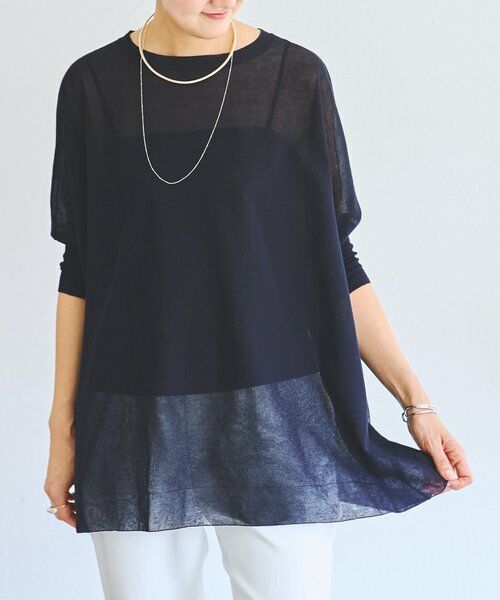 BEARDSLEY / ビアズリー ニット・セーター | 《4/2(木)18：00予約開始》シアープルオーバー | 詳細26