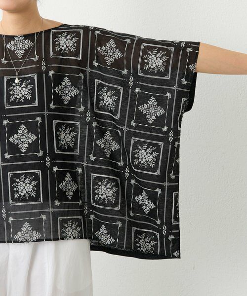 BEARDSLEY / ビアズリー カットソー | 刺繍風プリントプルオーバー | 詳細28