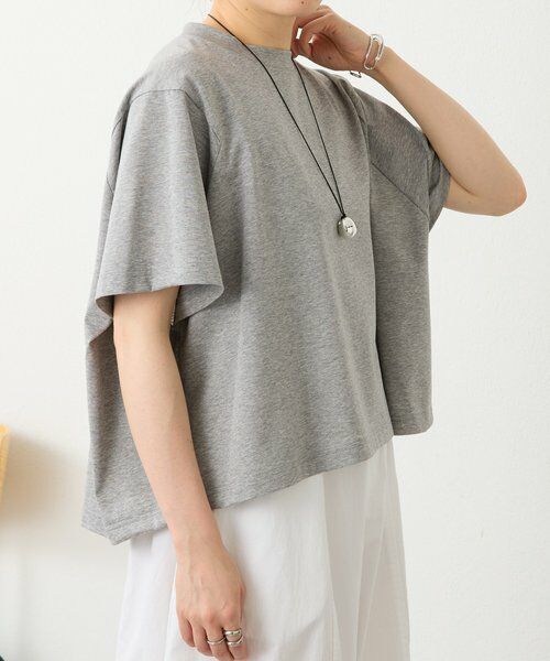 BEARDSLEY / ビアズリー カットソー | 《4/2(木)18：00予約開始》スクエアTee（ライトグレー）