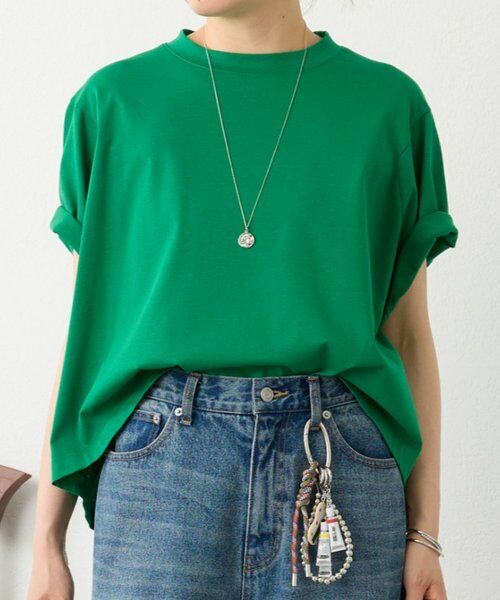 BEARDSLEY / ビアズリー カットソー | 《4/2(木)18：00予約開始》スクエアTee（グリーン）