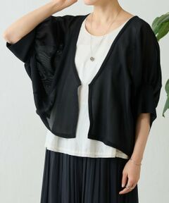 BEARDSLEY / ビアズリー その他アウター | シアーギャザードルマンハオリ