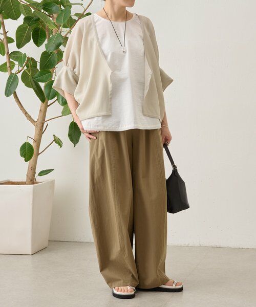 BEARDSLEY / ビアズリー その他アウター | シアーギャザードルマンハオリ | 詳細4