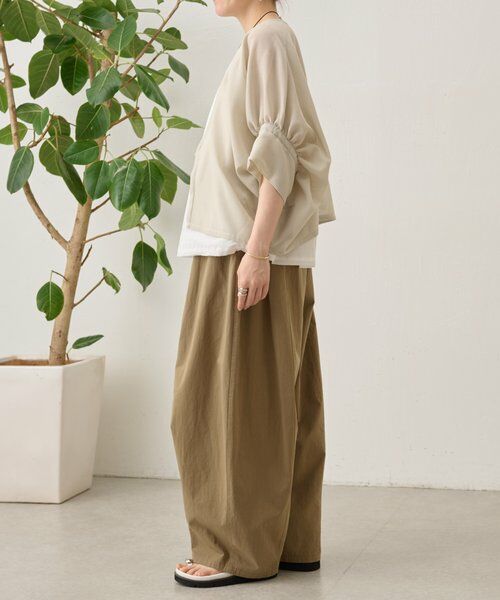 BEARDSLEY / ビアズリー その他アウター | シアーギャザードルマンハオリ | 詳細5