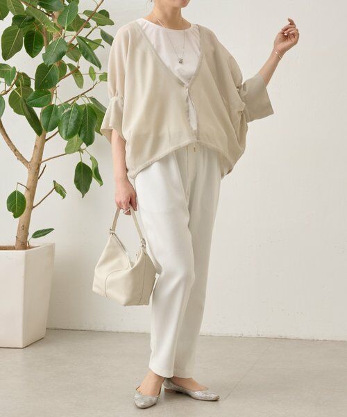 BEARDSLEY / ビアズリー その他アウター | シアーギャザードルマンハオリ | 詳細7