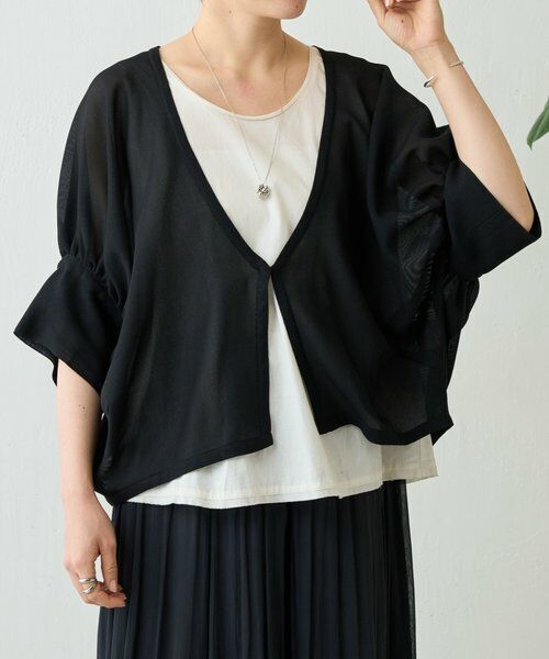 BEARDSLEY / ビアズリー その他アウター | シアーギャザードルマンハオリ | 詳細11