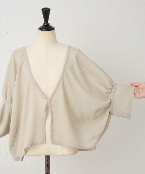 BEARDSLEY / ビアズリー その他アウター | シアーギャザードルマンハオリ | 詳細20