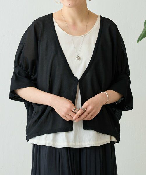 BEARDSLEY / ビアズリー その他アウター | シアーギャザードルマンハオリ | 詳細15