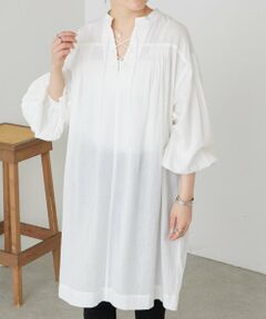 BEARDSLEY / ビアズリー ロング・マキシ丈ワンピース | 《4/1(水)20：00予約開始》フロントレースアップワンピース