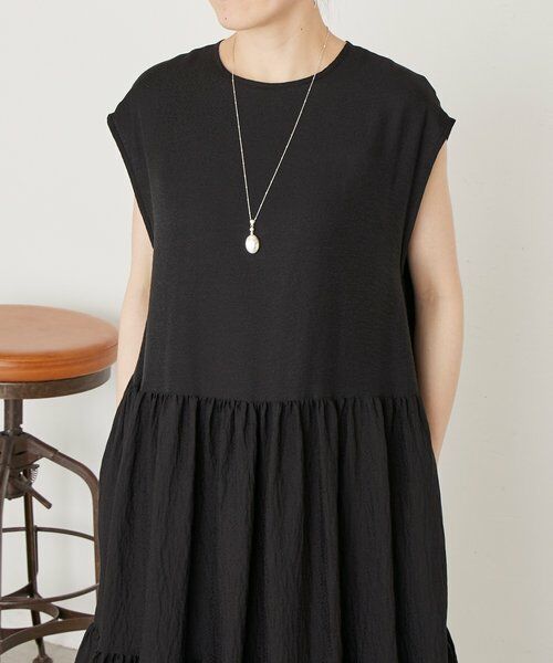 BEARDSLEY / ビアズリー ロング・マキシ丈ワンピース | 《4/8(水)12:00予約開始》シアージャガードティアードワンピース | 詳細7