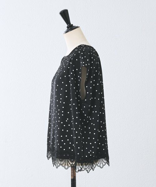 BEARDSLEY / ビアズリー ミニ丈・ひざ丈ワンピース | ドットセットアップ | 詳細19