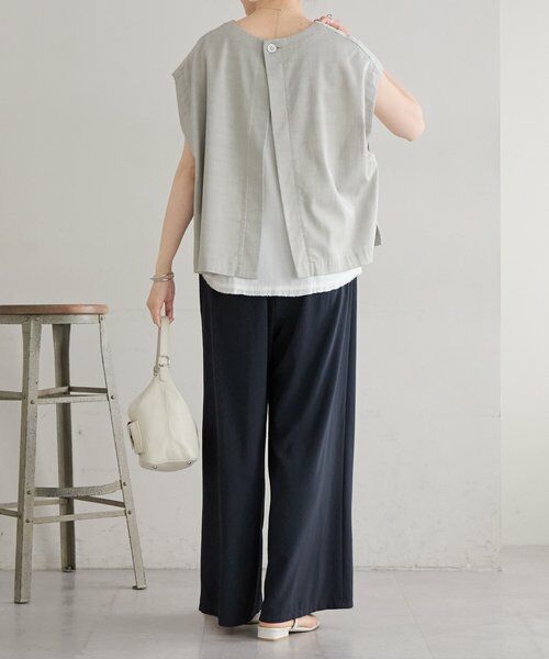 BEARDSLEY / ビアズリー その他パンツ | ストレッチジョーゼットパンツ | 詳細14