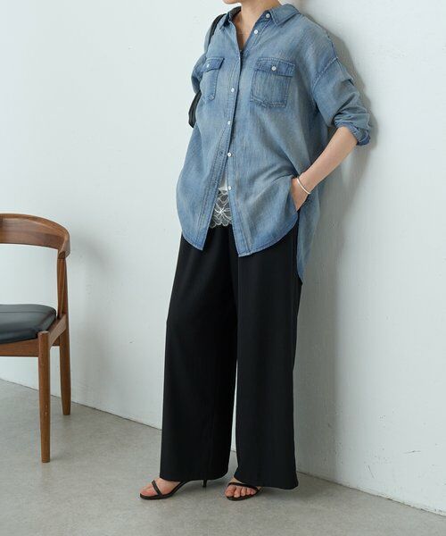 BEARDSLEY / ビアズリー その他パンツ | 《4/5(日)12：00予約開始》ストレッチジョーゼットパンツ | 詳細20