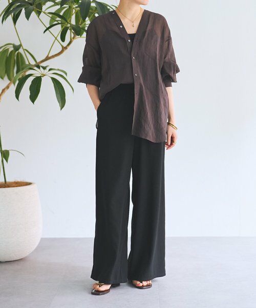 BEARDSLEY / ビアズリー その他パンツ | 《4/5(日)12：00予約開始》ストレッチジョーゼットパンツ | 詳細23