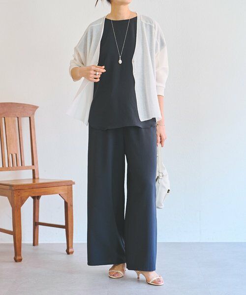 BEARDSLEY / ビアズリー シャツ・ブラウス | 《4/5(日)12：00予約開始》ストレッチジョーゼットブラウス | 詳細10