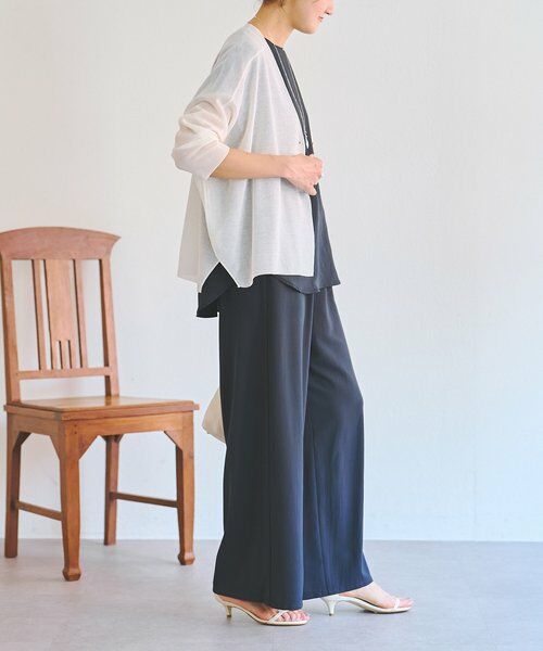 BEARDSLEY / ビアズリー シャツ・ブラウス | 《4/5(日)12：00予約開始》ストレッチジョーゼットブラウス | 詳細11