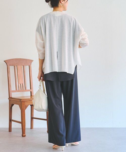 BEARDSLEY / ビアズリー シャツ・ブラウス | 《4/5(日)12：00予約開始》ストレッチジョーゼットブラウス | 詳細12