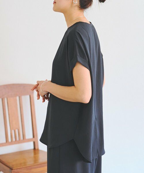 BEARDSLEY / ビアズリー シャツ・ブラウス | 《4/5(日)12：00予約開始》ストレッチジョーゼットブラウス | 詳細2