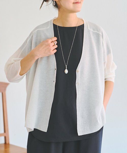 BEARDSLEY / ビアズリー シャツ・ブラウス | 《4/5(日)12：00予約開始》ストレッチジョーゼットブラウス | 詳細9