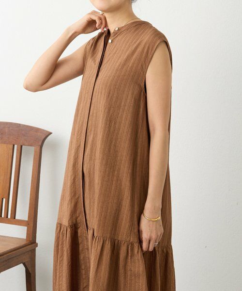 BEARDSLEY / ビアズリー ロング・マキシ丈ワンピース | 《4/1(水)20：00予約開始》ナチュラルストライプワンピース | 詳細5