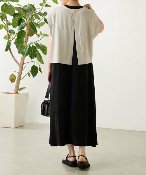 BEARDSLEY / ビアズリー ロング・マキシ丈ワンピース | 《4/5(日)12：00予約開始》ストレッチジョーゼットマキシワンピ | 詳細13