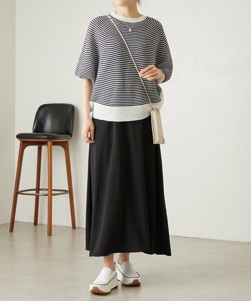 BEARDSLEY / ビアズリー ロング・マキシ丈ワンピース | 《4/5(日)12：00予約開始》ストレッチジョーゼットマキシワンピ | 詳細14