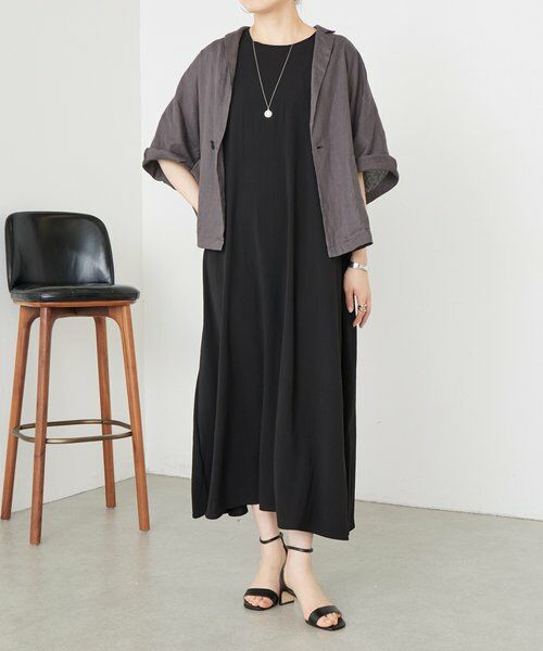 BEARDSLEY / ビアズリー ロング・マキシ丈ワンピース | 《4/5(日)12：00予約開始》ストレッチジョーゼットマキシワンピ | 詳細16