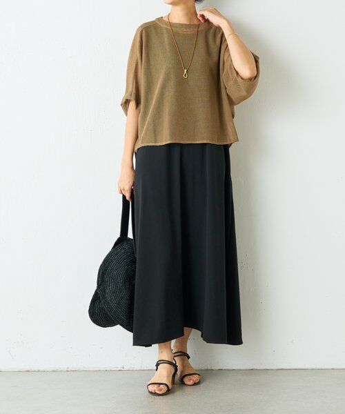 BEARDSLEY / ビアズリー ロング・マキシ丈ワンピース | 《4/5(日)12：00予約開始》ストレッチジョーゼットマキシワンピ | 詳細18