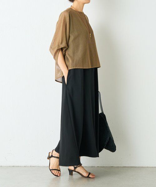 BEARDSLEY / ビアズリー ロング・マキシ丈ワンピース | 《4/5(日)12：00予約開始》ストレッチジョーゼットマキシワンピ | 詳細19