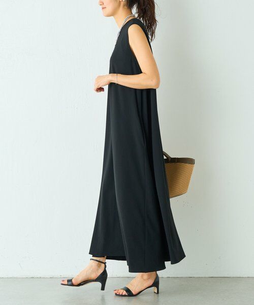 BEARDSLEY / ビアズリー ロング・マキシ丈ワンピース | 《4/5(日)12：00予約開始》ストレッチジョーゼットマキシワンピ | 詳細3