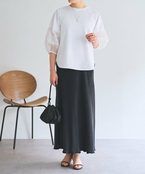 BEARDSLEY / ビアズリー カットソー | 《3/19(木)12：00予約開始》フリル刺繍ドッキングプルオーバー | 詳細10