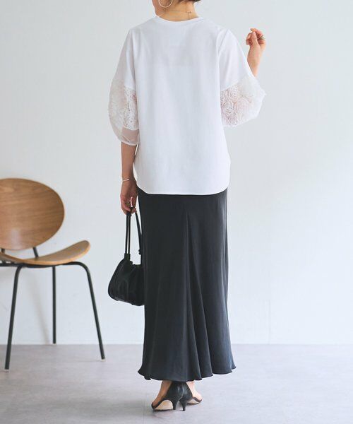 BEARDSLEY / ビアズリー カットソー | 《3/19(木)12：00予約開始》フリル刺繍ドッキングプルオーバー | 詳細12