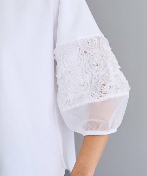 BEARDSLEY / ビアズリー カットソー | 《3/19(木)12：00予約開始》フリル刺繍ドッキングプルオーバー | 詳細5