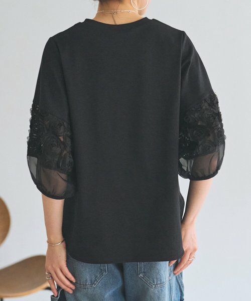 BEARDSLEY / ビアズリー カットソー | 《3/19(木)12：00予約開始》フリル刺繍ドッキングプルオーバー | 詳細23