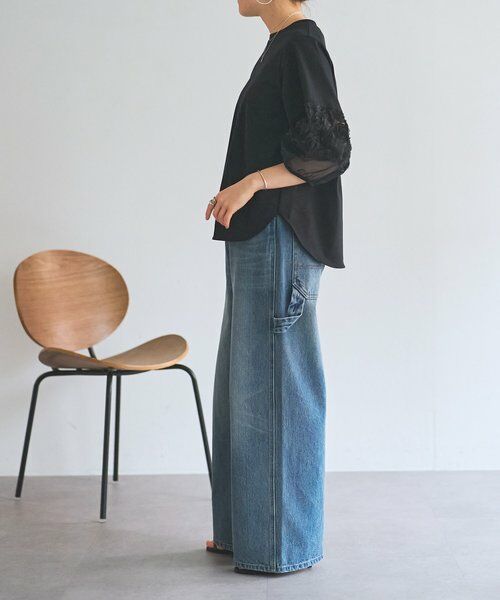 BEARDSLEY / ビアズリー カットソー | 《3/19(木)12：00予約開始》フリル刺繍ドッキングプルオーバー | 詳細25