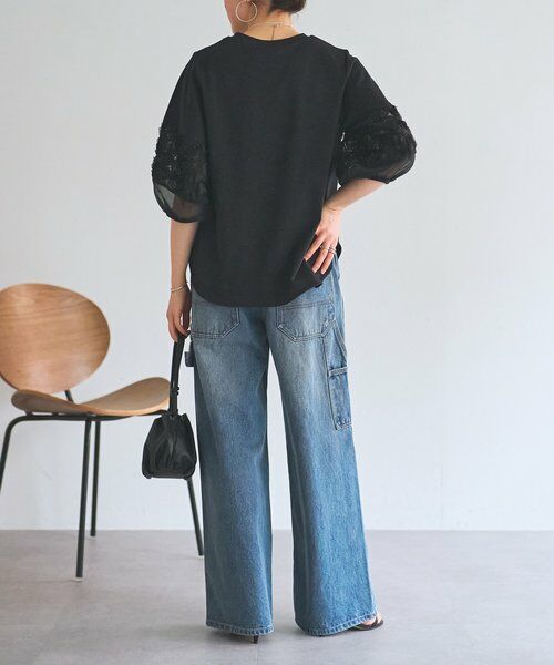 BEARDSLEY / ビアズリー カットソー | 《3/19(木)12：00予約開始》フリル刺繍ドッキングプルオーバー | 詳細26