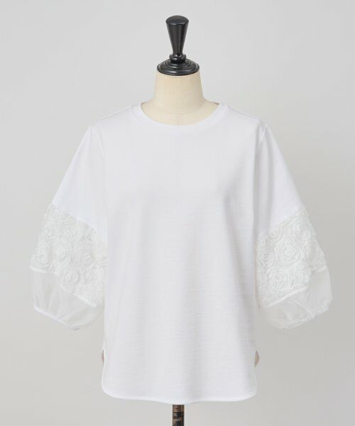 BEARDSLEY / ビアズリー カットソー | 《3/19(木)12：00予約開始》フリル刺繍ドッキングプルオーバー | 詳細30